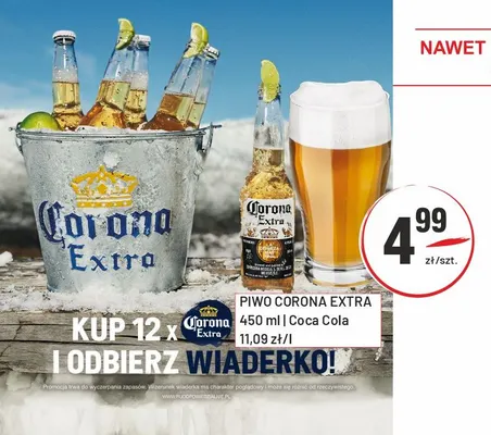 Piwo Corona Extra promocja w Sedal