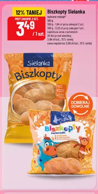 Biszkopty Sielanka promocja w POLOmarket