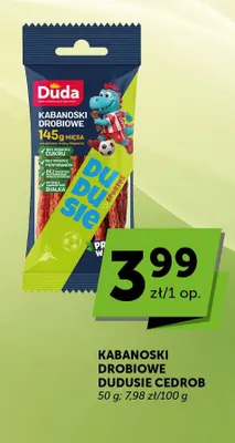 Kabanoski drobiowe Dudusie Cedrob promocja w ABC