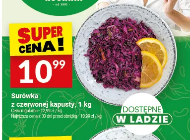 Surówka z czerwonej kapusty Białecki Kuchnia promocja w Twój Market