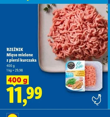 Mięso mielone z piersi kurczaka Rzeźnik promocja w Lidl