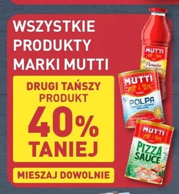 Passata pomidorowa Mutti promocja w Aldi