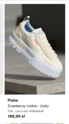 Sneakersy niskie Puma biały promocja w Lounge by Zalando