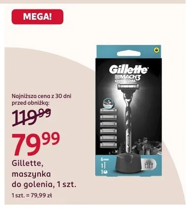 Maszynka do golenia Gillette, maszynka do golenia, 1 szt. promocja w Rossmann