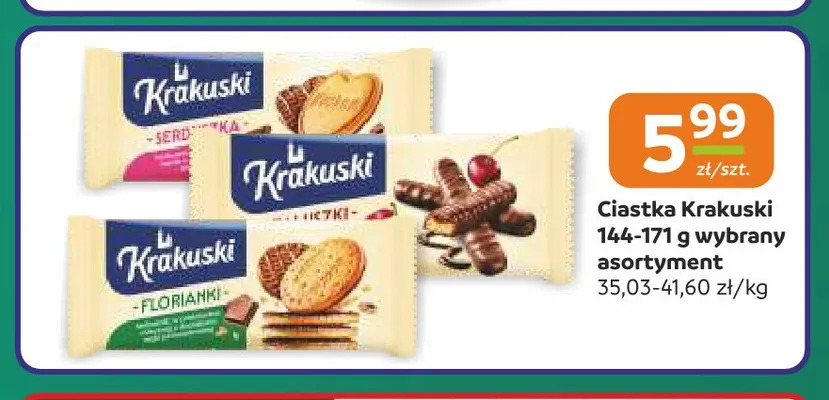Ciastka Krakuski Florianki promocja w Gama