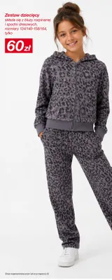 Zestaw dziecięcy bluza rozpinana i spodnie dresowe promocja w KiK