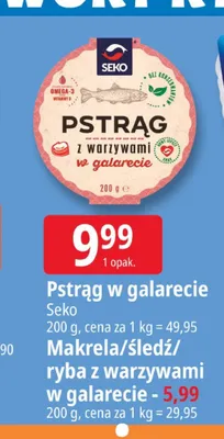 Makrela w galarecie Seko promocja w Leclerc