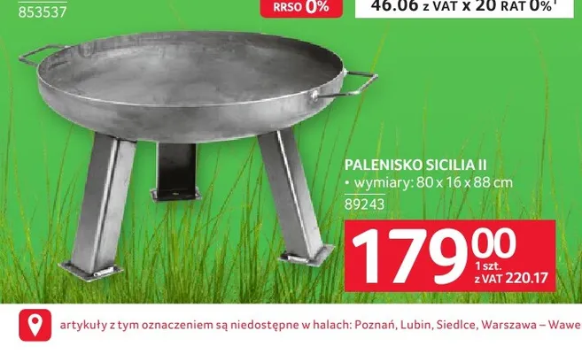 Palenisko Sicilia Ii promocja w Selgros