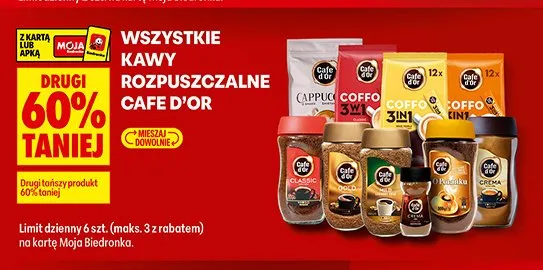 Kawa rozpuszczalna Cafe d'Or promocja w Biedronka
