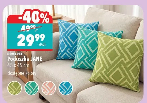 Poduszka Jane 45x45cm promocja w Biedronka Home