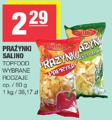 Prażynki salino promocja w SPAR