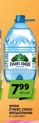 Woda niegazowana Żywiec Zdrój promocja w Groszek