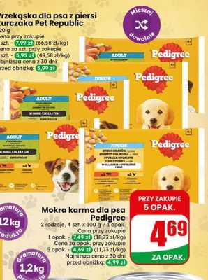 Mokra karma dla psa Pedigree 4-pak promocja w Dino
