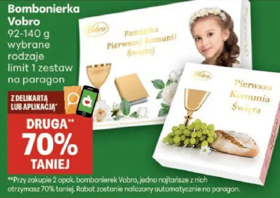Bombonierka Vobro promocja w Delikatesy Centrum