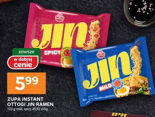Zupa instant ottogi Jin Ramen promocja w Stokrotka