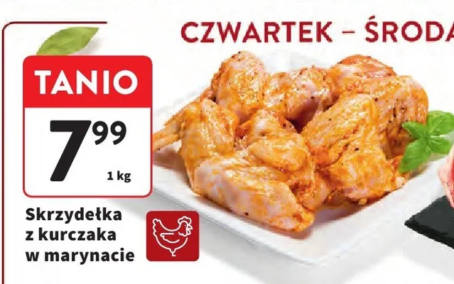 Skrzydełka z kurczaka w marynacie promocja w Intermarche