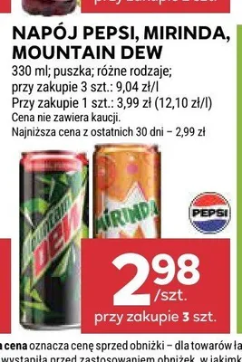 Napój gazowany Mirinda promocja w Stokrotka