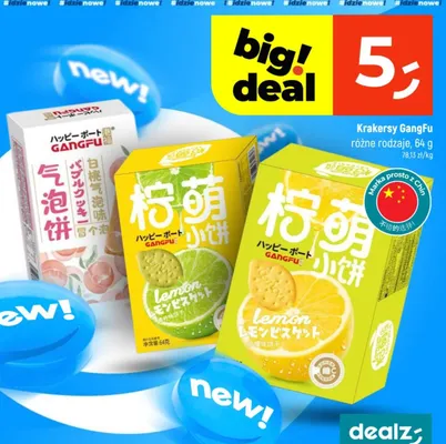 Krakersy różne rodzaje promocja w Dealz