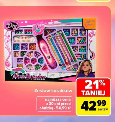 Zestaw koralików promocja w Carrefour