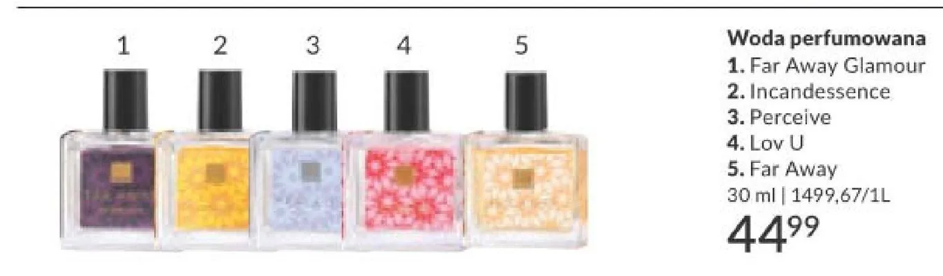 Woda perfumowana Far Away promocja w AVON