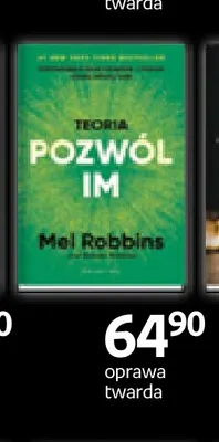 Książka Teoria pozwól im oprawa twarda Mel Robbins promocja w Empik