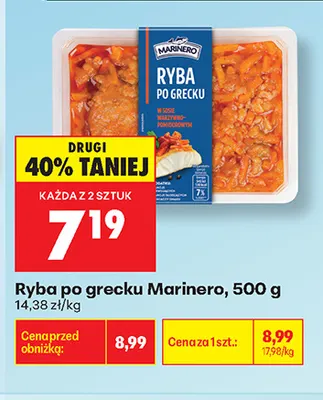 Ryba po grecku Marinero promocja w Biedronka