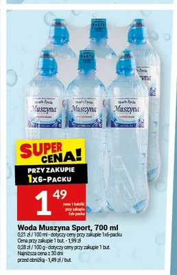 Woda Muszyna Sport promocja w Twój Market