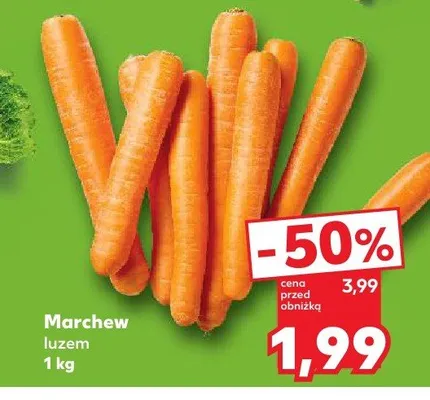 Marchew luzem promocja w Kaufland