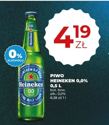 Piwo bezalkoholowe Heineken promocja w Duży Ben