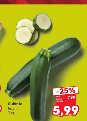 Cukinie promocja w Kaufland