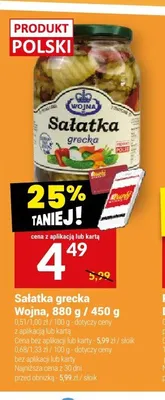 Sałatka grecka Wojna promocja w Twój Market