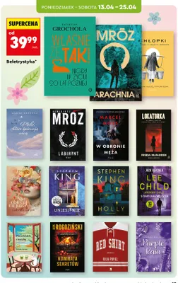 Książki beletrystyka - cena od: promocja w Biedronka