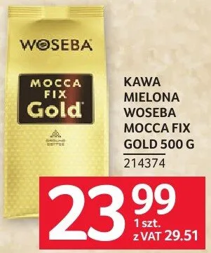 Kawa mielona Woseba Mocca Fix Gold 500 g promocja w Selgros