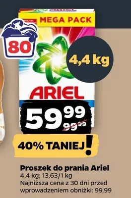 Proszek do prania Ariel promocja w Netto