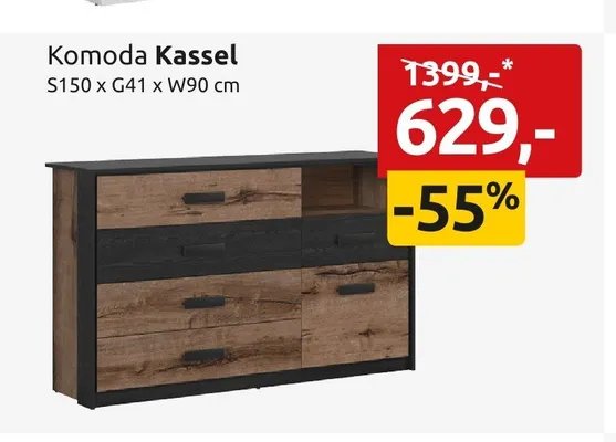 Komoda Kassel promocja w Black Red White
