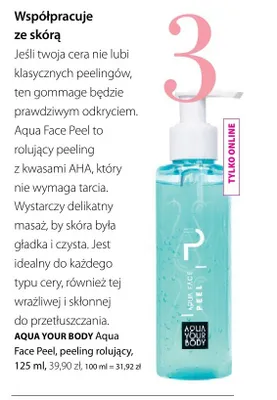 Peeling rolujący Aqua Face Peel promocja w Hebe