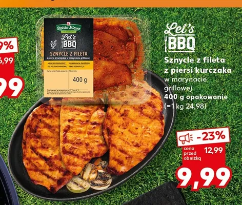 Sznycle z fileta z piersi kurczaka w marynacie grillowej Let's BBQ promocja w Kaufland