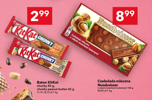 Baton KitKat Chunky promocja w LEWIATAN