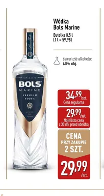 Wódka Bols Marine promocja w Aldi