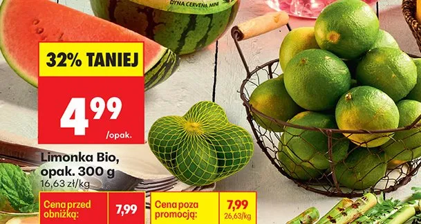 Limonka Bio promocja w Biedronka