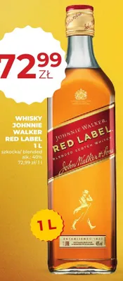 Whisky szkocka/blended Red Label promocja w Duży Ben