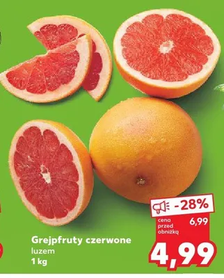 Grejpfruty czerwone luzem promocja w Kaufland