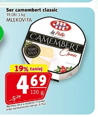 Ser camembert classic promocja w Prim Market