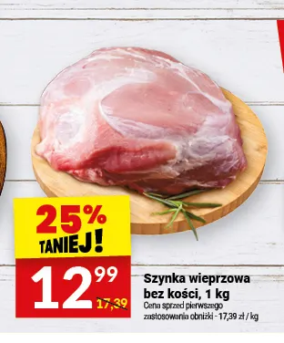 Szynka wieprzowa bez kości promocja w Twój Market