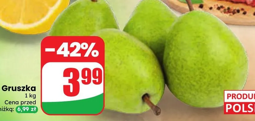 Gruszki promocja w Dino