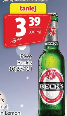 Piwo Beck's promocja w Prim Market