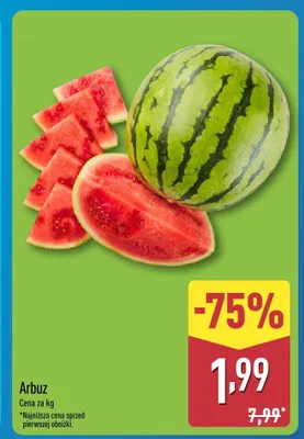Arbuz promocja w Aldi