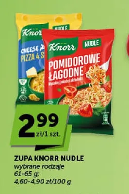 Zupa Knorr Nudle Cheese Pizza promocja w Groszek