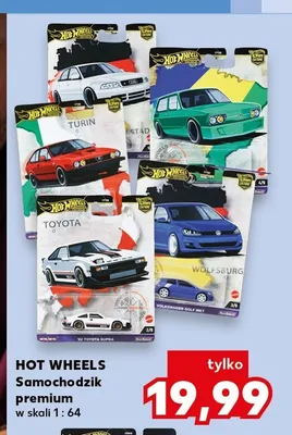 Samochodzik Hot Wheels premium w skali 1:64 promocja w Kaufland