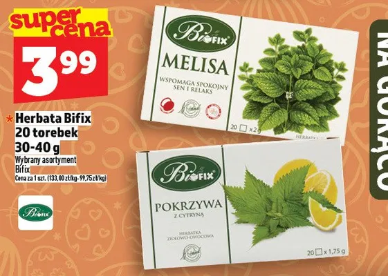 Herbata Bifix 20 torebek promocja w TOPAZ